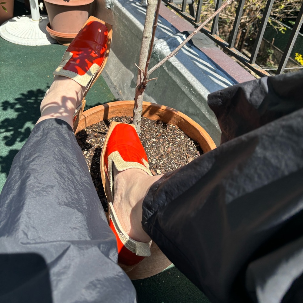 Volver Workshop Orange Loafer Size 9.5 / 39